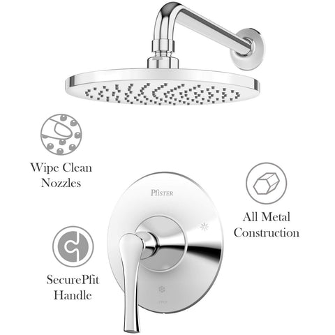 Pfister LG89-8RHBG Rhen Tub and Shower Trim, Brushed Gold