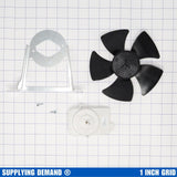 Supplying Demand W10181323 Refrigerator Condenser Fan Motor Replacement Kit f...