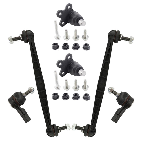 TRQ Front Steering & Suspension Kit Compatible with 2012-2018 Chevrolet Sonic