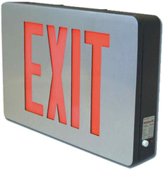 Sure-Lites CX72SD LED Die Cast Exit Sign Self-Powered Self-Diagnostics Brushe...