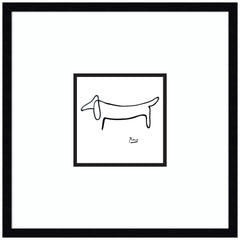 Amanti Art Wood Framed Wall Art Print Le Chien (The Dog) by Pablo Picasso (21...