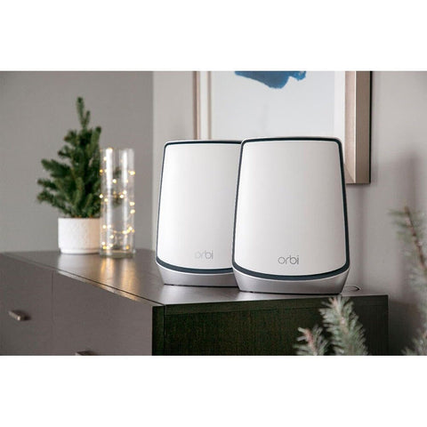 NETGEAR Orbi Whole Home Tri-band Mesh WiFi 6 System (RBK852) &#8211; Router with