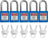 SAFBY Lockout Tagout Locks, Safety Padlock, Keyed Differently Loto Safety Pad...