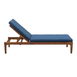 Tommy Bahama Chaise Cushion, 26" X 77" X 2.5", Bamboo Bay Cobalt