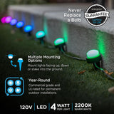 Enbrighten Premium LED Garden Lights, 6 Small Landscape Lights, 10ft Cord plu...