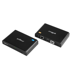 gofanco 1080p HDMI Extender Over IP Kit - 395ft/120m, 1-to-1 Over CAT5e/6, 1-...