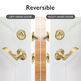 Design House Coventry 2-Way Adjustable Entry Door Handle Set with Springdale ...