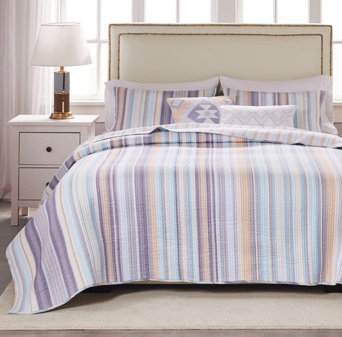 Greenland Home Durango 100% Cotton Reversible Quilt Set, 3-Piece Full/Queen, ...