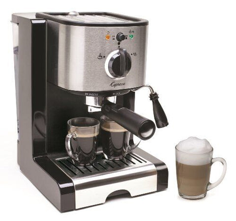 Capresso 116.04 Pump Espresso and Cappuccino Machine EC100, 46 oz, Black