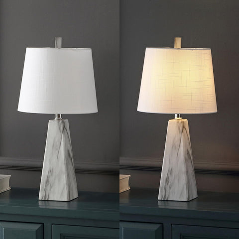 JONATHAN Y JYL1037A-SET2 Owen 20.5" Resin LED Table Lamp Contemporary, Office...