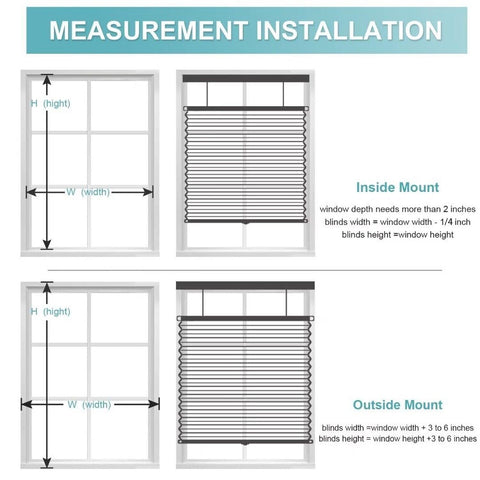 MYshade Top Down Bottom Up Cellular Shades, 1.5 inch Cordless Blackout Honeyc...