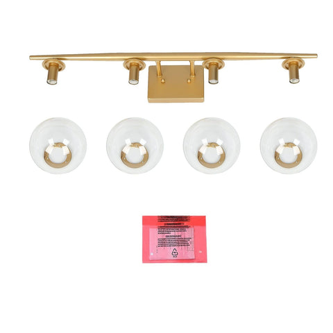 KSANA Gold Bathroom Light Fixtures, Modern Bathroom Vanity Light fixtures Ove...