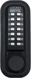 2230JB Mechanical, Keyless Latch Lock Jet Black Single Combination