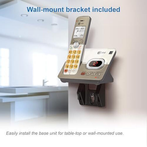 AT&T EL52513 5-Handset Cordless Phone with Answering System 5 Handsets, White