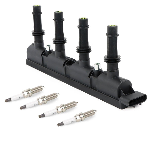 UF-669 Ignition Coils & Iridium Spark Plugs Compatible with Chevy Sonic Buick...