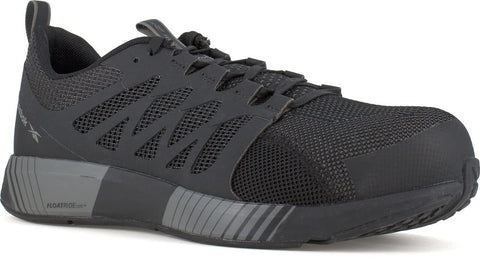 Reebok Men's Fusion Flexweave Work Comp Toe Safety 7 Wide Black/Grey