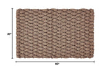 Rockport Rope Doormats 3060224 Indoor & Outdoor Doormats, 30" x 60", Tan