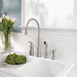 Pfister GT26-4CBS Avalon One-Handle Kitchen Faucet with Side Stainless Steel