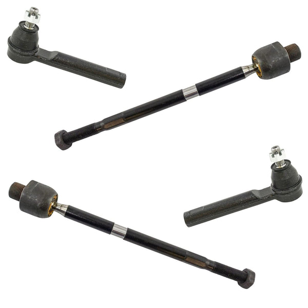 TRQ Front Tie Rod Set Compatible with 2007-2012 Acura RDX PSA69775