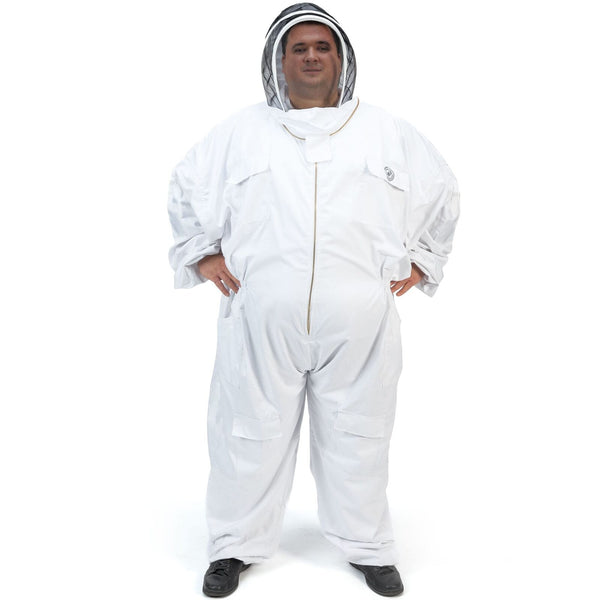 Humble Bee 411 Big & Tall Polycotton Beekeeping Suit with Fencing Veil 3X-Large