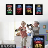 LPDCJF Gaming Posters for Boys Room Decor, Video Game Room, Teen Bedroom, 8-P...