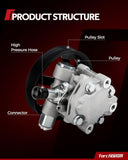 Torchbeam Power Steering Pump Compatible with Forester 2009 2010 Impreza 2008...