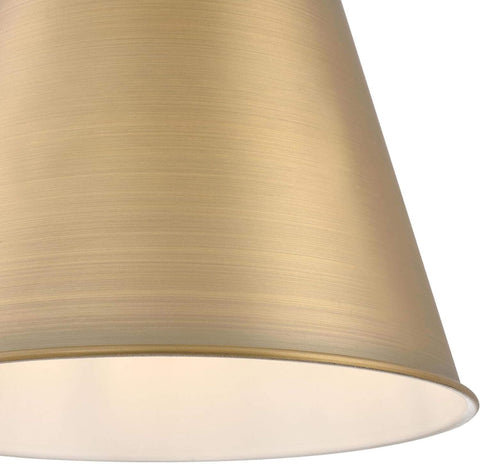 Westinghouse Lighting 6111500 Derose Transitional One-Light Brushed Brass