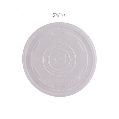 Eco-Products Compostable World Art Soup Container Lids, Case of 1000, Fits 8-...