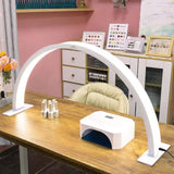 Half-Moon Nail Desk Lamp for Professionals, 3360 Lumen Led Light for Nails, P...