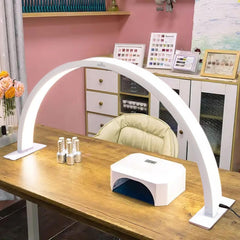 Half-Moon Nail Desk Lamp for Professionals, 3360 Lumen Led Light for Nails, P...