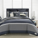 Nautica Duvet Cover Set Cotton Reversible Bedding with Matching Shams, Stylig...