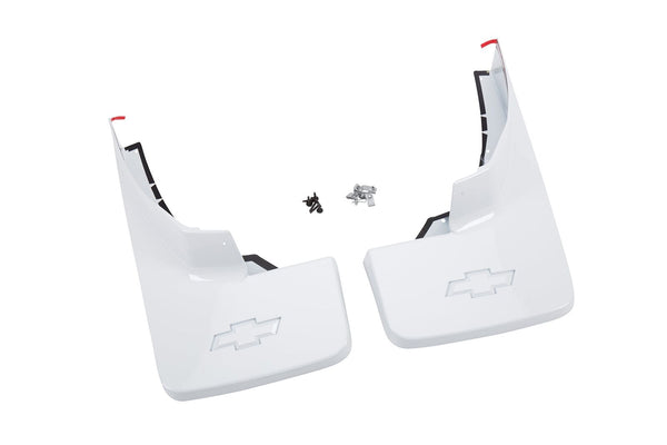 GM Accessories 23387355 Rear Molded Splash Guards in Summit White