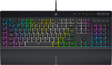Corsair K55 RGB PRO XT - Dynamic Per-Key RGB Backlighting - Six Macro Keys wi...