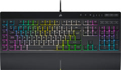 Corsair K55 RGB PRO XT - Dynamic Per-Key RGB Backlighting - Six Macro Keys wi...