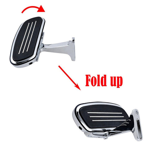 Chrome Streamliner Passenger Footboard Floor Board Mount Kit Compatible with ...