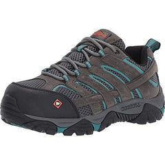 Merrell Women's Moab Vertex Vent Comp Toe Work Shoes 10.5 Pewter
