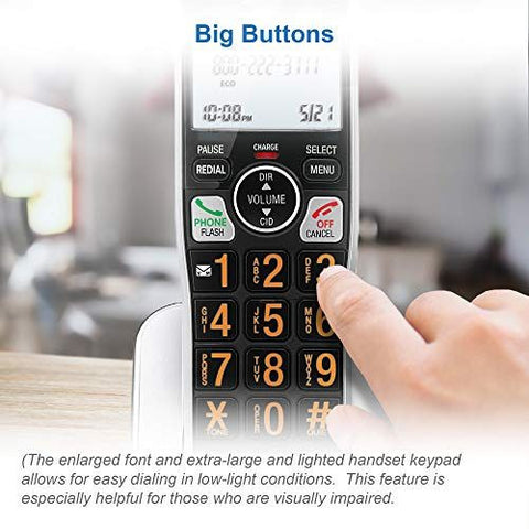 AT&T BL102-4 DECT 6.0 4-Handset Cordless Phone for 4 Handset, Silver/Black