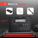 Pyle Bluetooth Digital Mobile Receiver System - 200 Watt Max Power, Universal...