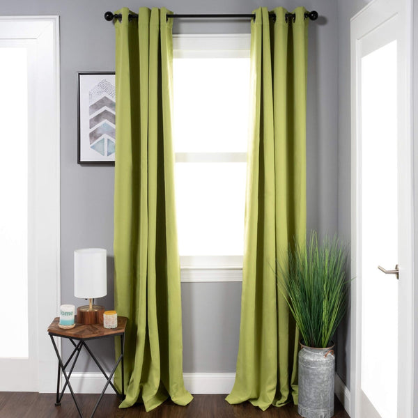 Superior Blackout Curtains, Room Darkening Window Accent for Bedroom, Sun Blo...