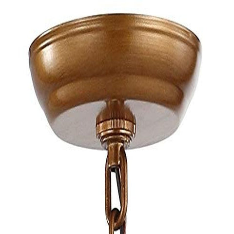 JONATHAN Y JYL7437B Pagoda Lantern Dimmable Adjustable 16", Antique Gold