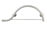 30-inch Designer Curved/Waved Bathroom Shower Grab Bar with Towel Bar, Left-H...