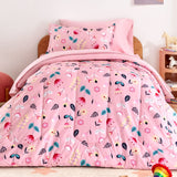 SLEEP ZONE Kids Bedding Comforter Set Full/Queen Size - Super Cute & Soft Kid...