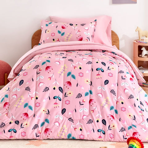 SLEEP ZONE Kids Bedding Comforter Set Full/Queen Size - Super Cute & Soft Kid...