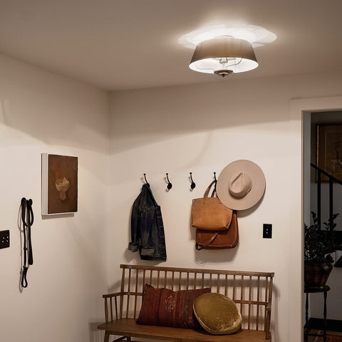 Kichler Pendant/Semi Flush 3Lt Brushed Natural Brass 3 Light