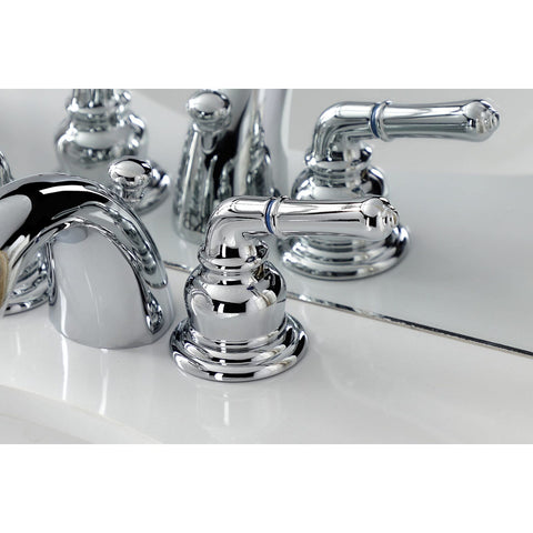 Kingston Brass KB951B Victorian Mini-Widespread Bathroom Faucet, Polished Chr...