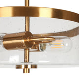 classy leaves Semi Flush Mount Ceiling Light, Modern Gold Ceiling Light Fixtu...