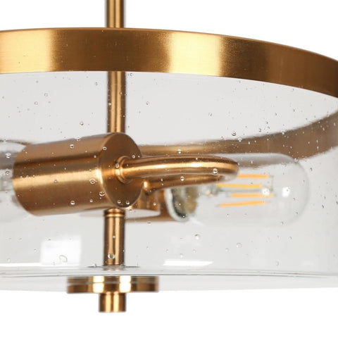 classy leaves Semi Flush Mount Ceiling Light, Modern Gold Ceiling Light Fixtu...