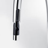 BLANCO 526397 Urbena Kitchen Faucet, 1.5 GPM, Chrome/Truffle