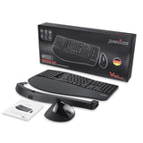 Perixx Periduo-605, Wireless Ergonomic Split Keyboard and Vertical Mouse Comb...