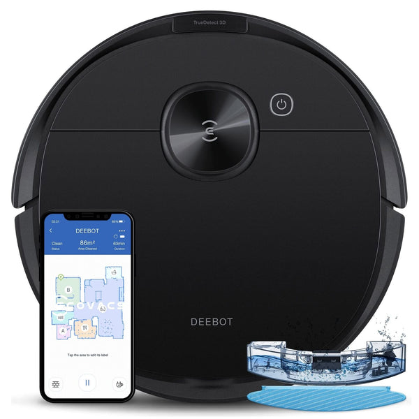 ECOVACS Deebot N8 Pro Robot Vacuum and Mop, Strong 2600Pa Suction, Laser Base...